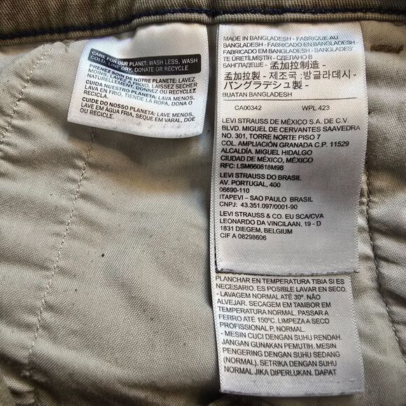 Levi's XX Chino Pants Men's 29 x 30 *** Standard Taper Tan Khaki See Description - Picture 14 of 16